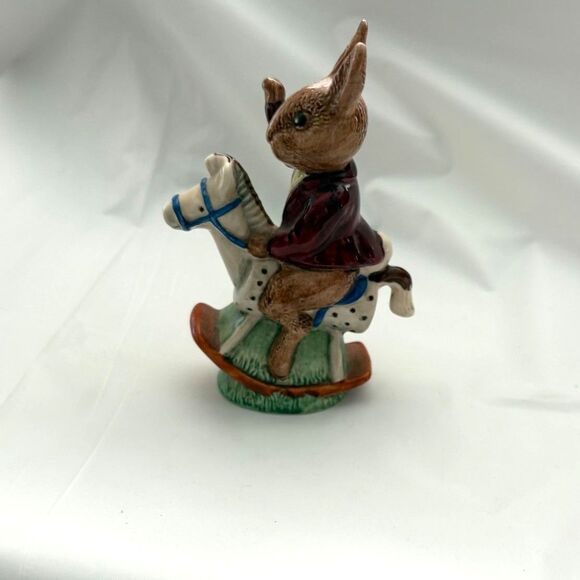 Royal Doulton Bunnykins “Tally Ho!” Figurine DB12 • Golden Jubilee 1984 - Picture 3 of 7